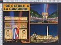 N1142 PARIS DE L ETOILE A LA CONCORDE Viaggiata SB Filee